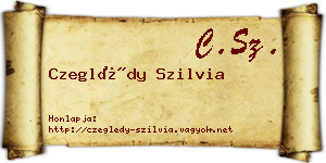Czeglédy Szilvia névjegykártya